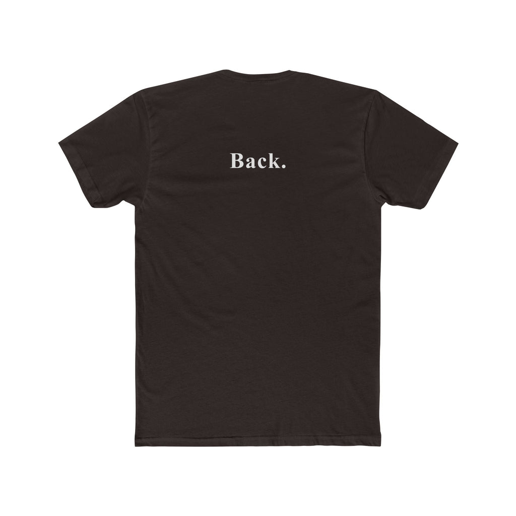 Front. & Back. The Ultimate Literal Minimalist Graphic T-Shirt - Guilty Kick Apparel