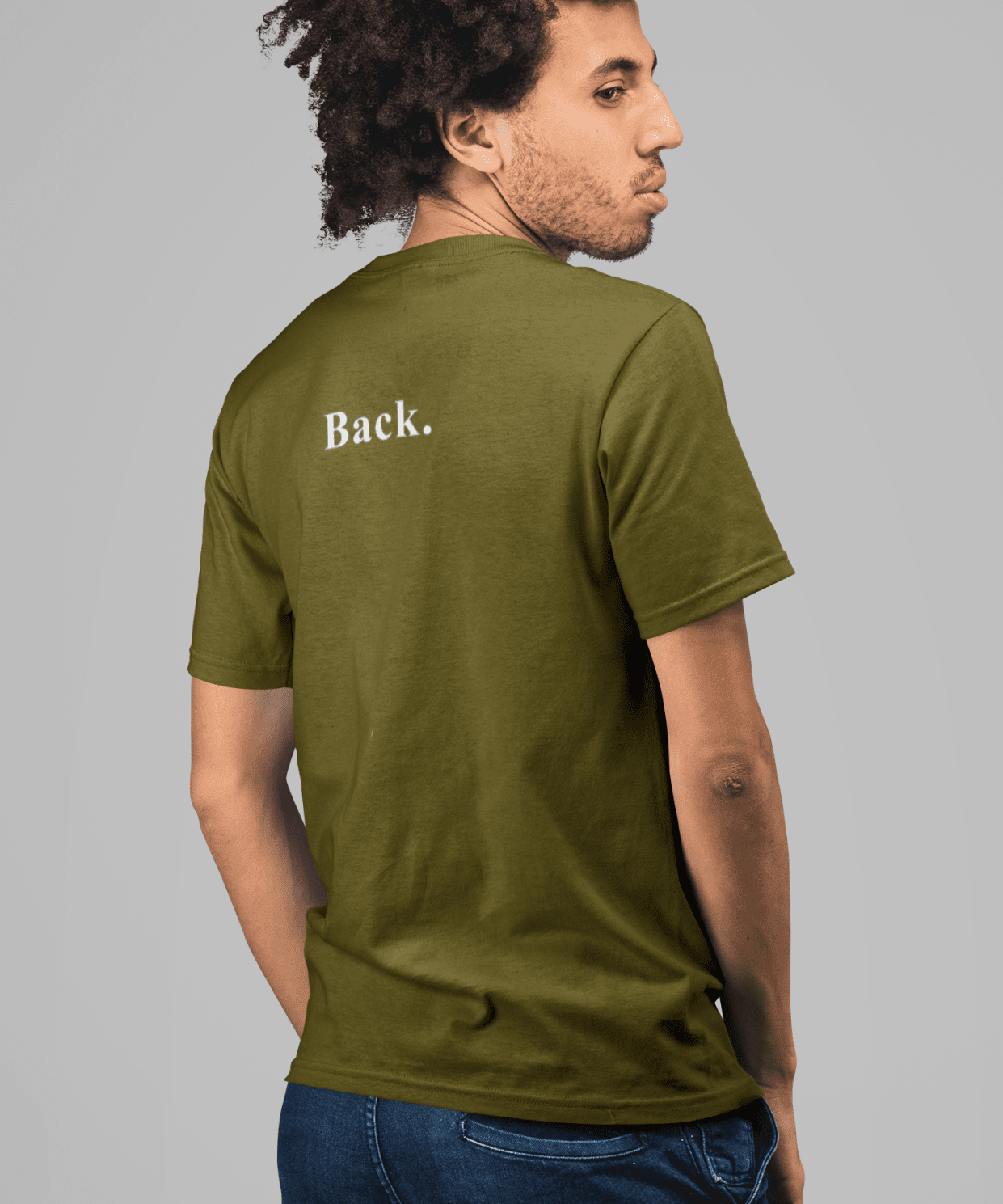 Front. & Back. The Ultimate Literal Minimalist Graphic T-Shirt - Guilty Kick Apparel