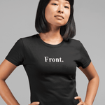 Front. & Back. The Ultimate Literal Minimalist Graphic T-Shirt - Guilty Kick Apparel