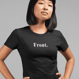 Front. & Back. The Ultimate Literal Minimalist Graphic T-Shirt - Guilty Kick Apparel
