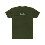 Front. & Back. The Ultimate Literal Minimalist Graphic T-Shirt - Guilty Kick Apparel