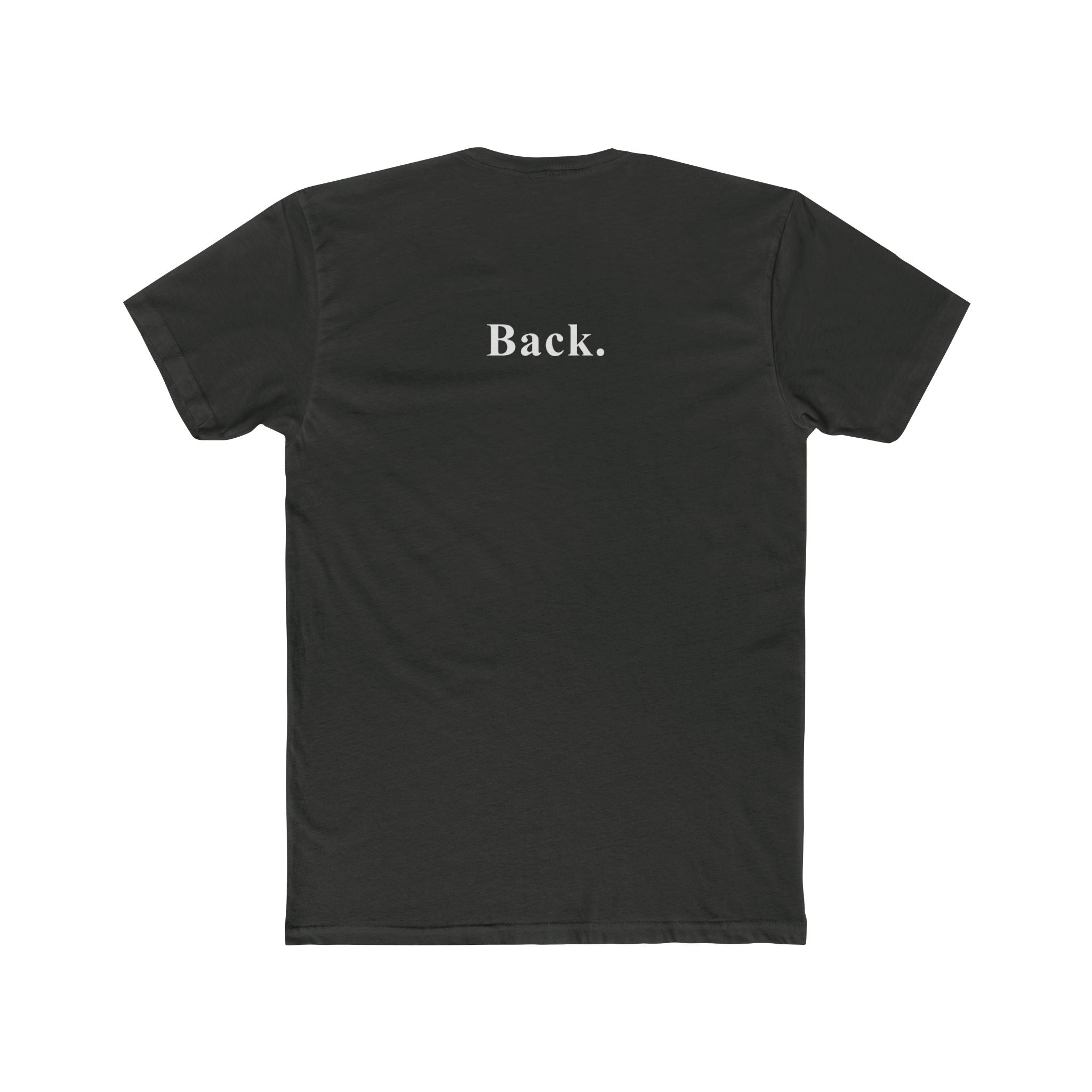 Front. & Back. The Ultimate Literal Minimalist Graphic T-Shirt - Guilty Kick Apparel