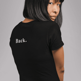 Front. & Back. The Ultimate Literal Minimalist Graphic T-Shirt - Guilty Kick Apparel