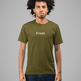 Front. & Back. The Ultimate Literal Minimalist Graphic T-Shirt - Guilty Kick Apparel