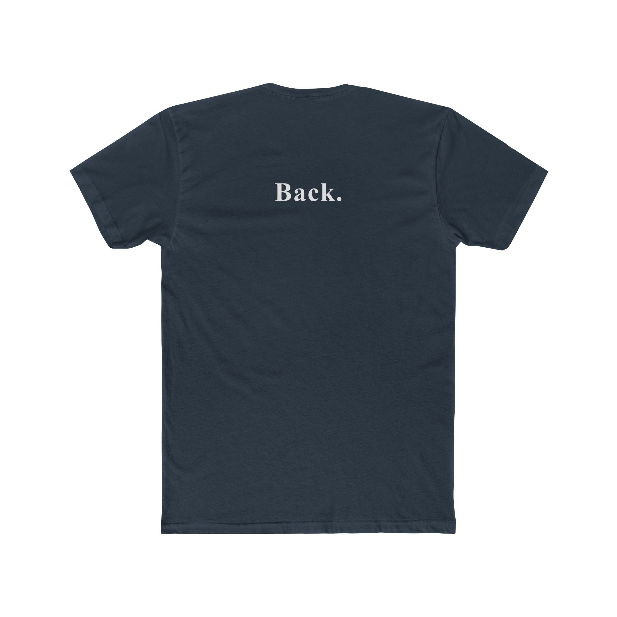 Front. & Back. The Ultimate Literal Minimalist Graphic T-Shirt - Guilty Kick Apparel