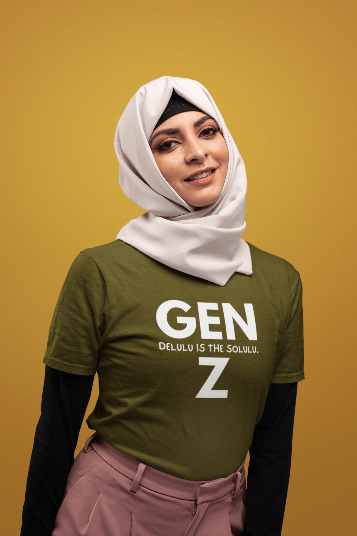 Gen Z: Delulu Is The Solulu T-Shirt | Funny Zoomer Slang Satire Tee - Guilty Kick Apparel