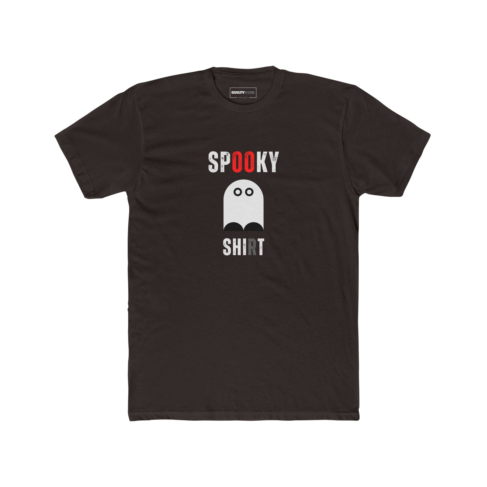 Ghost Tee - Spooky and Cute Unisex Tri - Blend Crew Tee - Guilty Kick Apparel