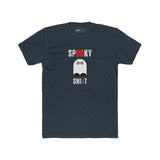 Ghost Tee - Spooky and Cute Unisex Tri - Blend Crew Tee - Guilty Kick Apparel