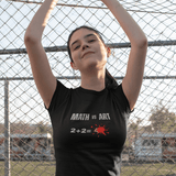 Graphic Tee - Math vs Art: Art Wins - Guilty Kick Apparel