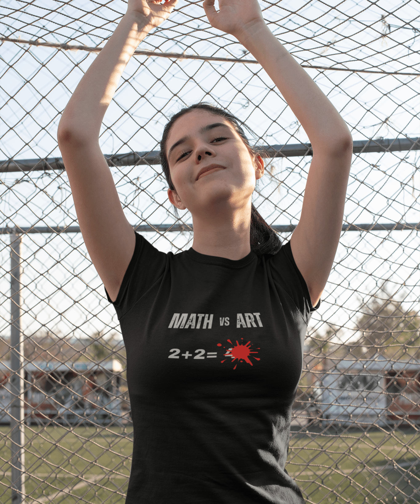 Graphic Tee - Math vs Art: Art Wins - Guilty Kick Apparel