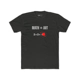 Graphic Tee - Math vs Art: Art Wins - Guilty Kick Apparel