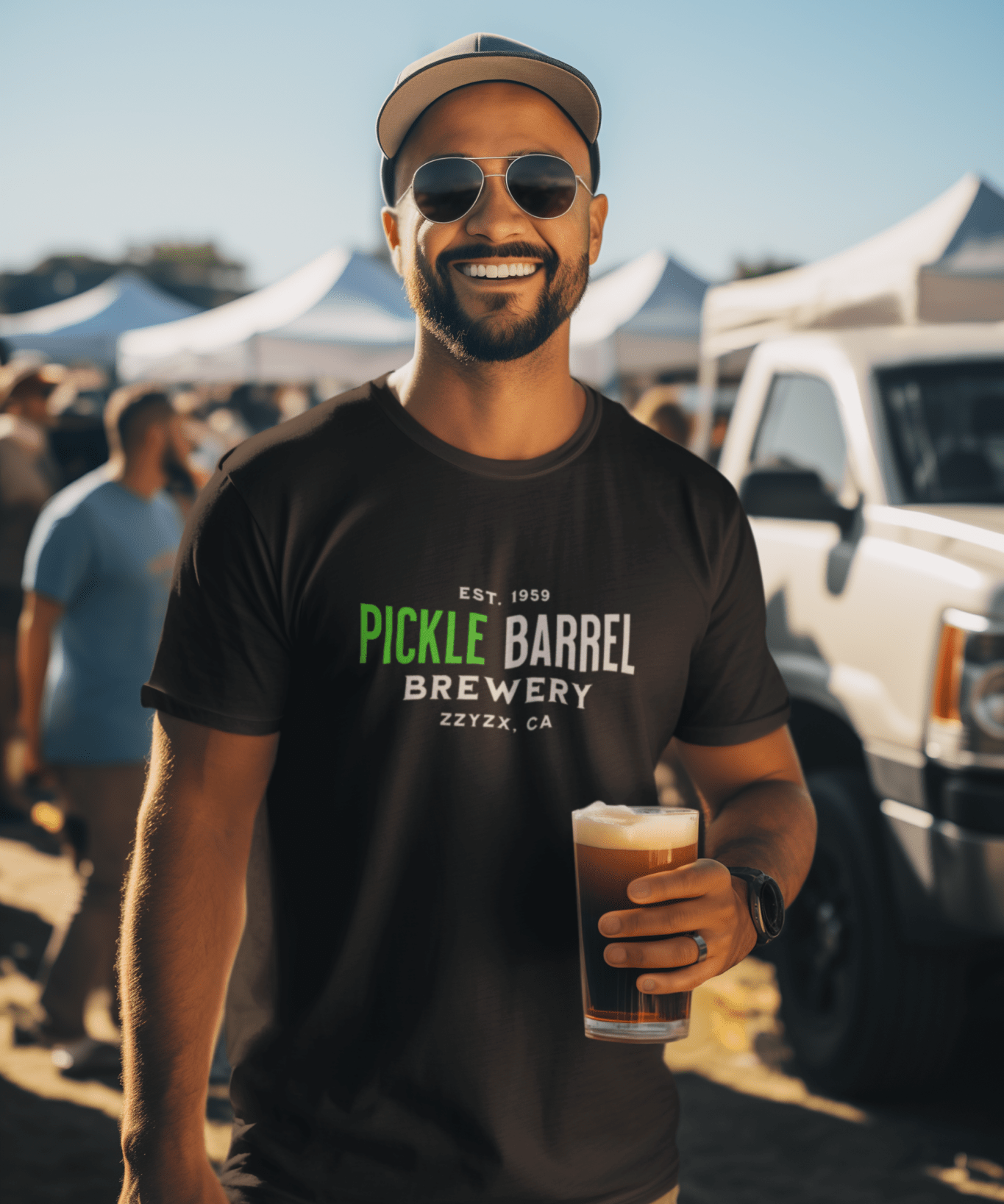 Graphic Tee, Pickle Barrel Brewery T-Shirt - Guilty Kick Apparel