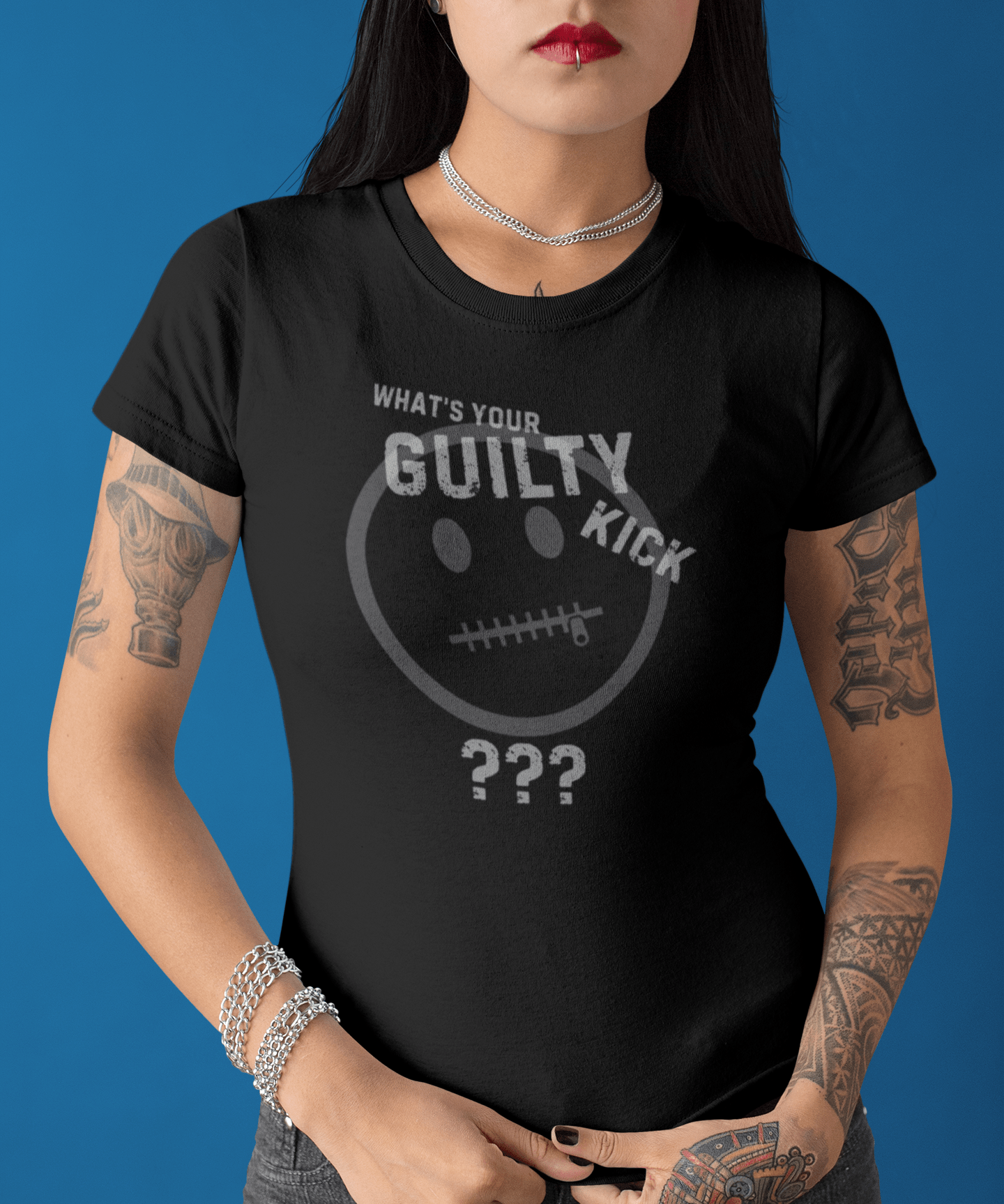 Guilty Kick "Confess" Satirical Graphic T-Shirt - The Branded Confession Tee - Guilty Kick Apparel
