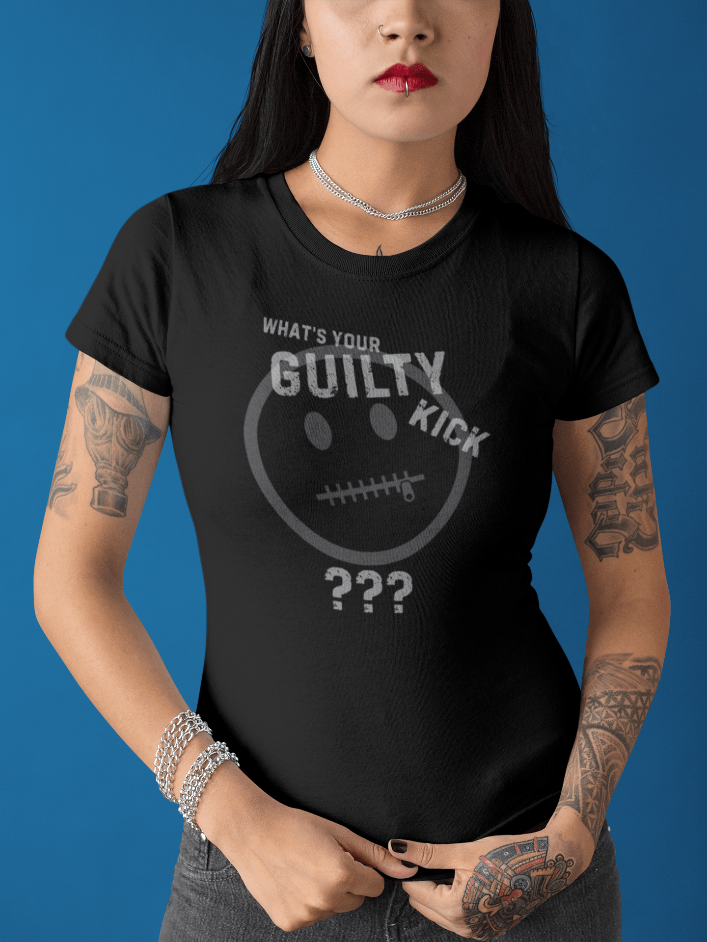 Guilty Kick "Confess" Satirical Graphic T-Shirt - The Branded Confession Tee - Guilty Kick Apparel