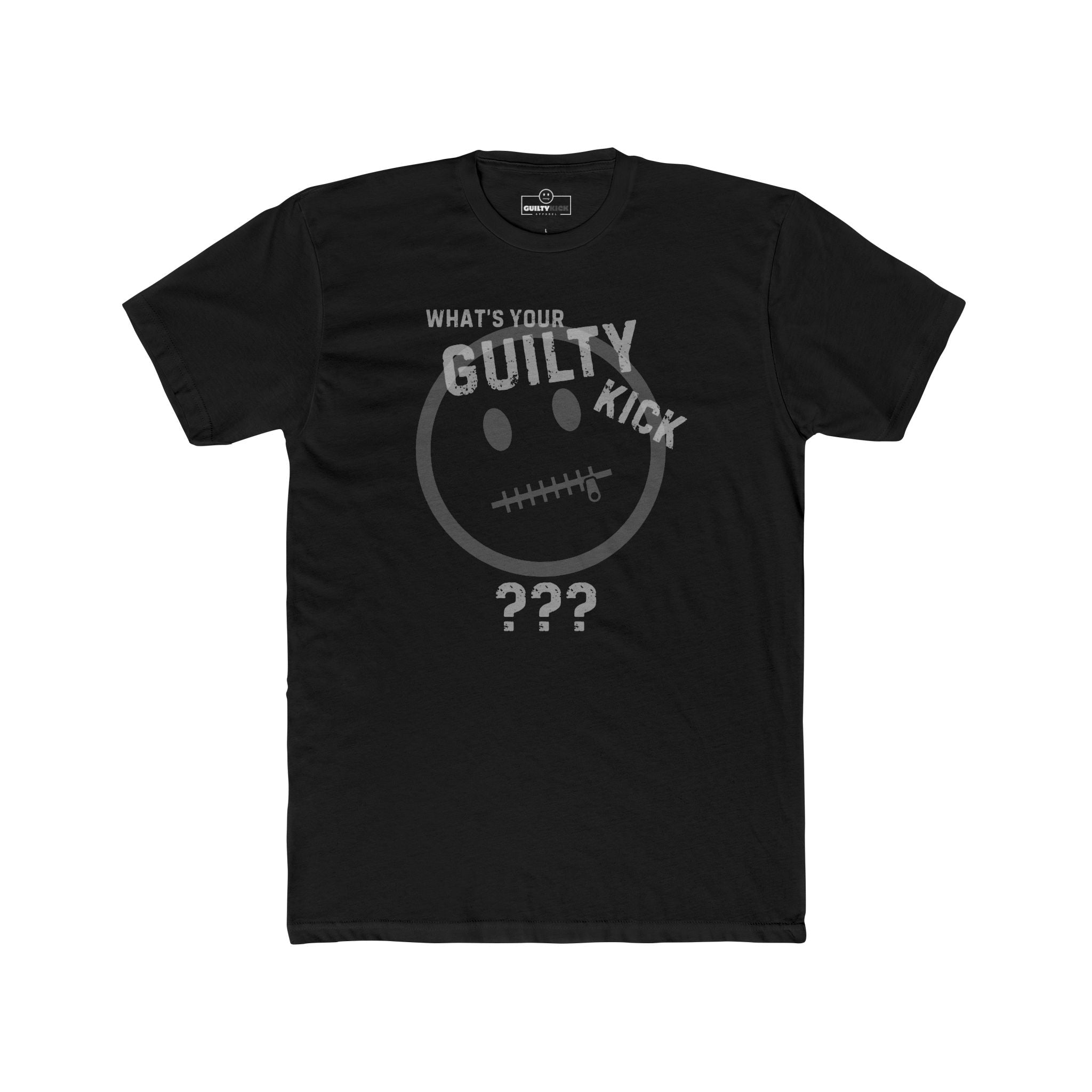 Guilty Kick "Confess" Satirical Graphic T-Shirt - The Branded Confession Tee - Guilty Kick Apparel