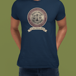 Guilty Until Proven Not Buoyant T-Shirt | Vintage Salem Witch Trials Parody Graphic Tee, Funny Puritan Compliance Scale Halloween Shirt - Guilty Kick Apparel