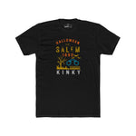 Halloween in Salem 1692 Kinky T-Shirt | Sarcastic Witch Trials Shackles Graphic Tee, Funny Dark Humor Puritan Halloween Shirt - Guilty Kick Apparel