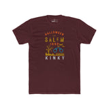 Halloween in Salem 1692 Kinky T-Shirt | Sarcastic Witch Trials Shackles Graphic Tee, Funny Dark Humor Puritan Halloween Shirt - Guilty Kick Apparel