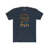 Halloween in Salem 1692 Kinky T-Shirt | Sarcastic Witch Trials Shackles Graphic Tee, Funny Dark Humor Puritan Halloween Shirt - Guilty Kick Apparel