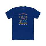 Halloween in Salem 1692 Kinky T-Shirt | Sarcastic Witch Trials Shackles Graphic Tee, Funny Dark Humor Puritan Halloween Shirt - Guilty Kick Apparel
