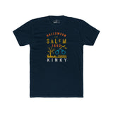 Halloween in Salem 1692 Kinky T-Shirt | Sarcastic Witch Trials Shackles Graphic Tee, Funny Dark Humor Puritan Halloween Shirt - Guilty Kick Apparel