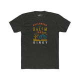 Halloween in Salem 1692 Kinky T-Shirt | Sarcastic Witch Trials Shackles Graphic Tee, Funny Dark Humor Puritan Halloween Shirt - Guilty Kick Apparel