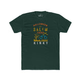 Halloween in Salem 1692 Kinky T-Shirt | Sarcastic Witch Trials Shackles Graphic Tee, Funny Dark Humor Puritan Halloween Shirt - Guilty Kick Apparel