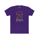 Halloween in Salem 1692 Kinky T-Shirt | Sarcastic Witch Trials Shackles Graphic Tee, Funny Dark Humor Puritan Halloween Shirt - Guilty Kick Apparel