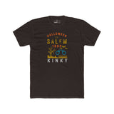 Halloween in Salem 1692 Kinky T-Shirt | Sarcastic Witch Trials Shackles Graphic Tee, Funny Dark Humor Puritan Halloween Shirt - Guilty Kick Apparel
