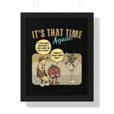 Happy Hour Fruit Facts: The Absurdist Retro Bar Poster - Guilty Kick Apparel