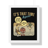 Happy Hour Fruit Facts: The Absurdist Retro Bar Poster - Guilty Kick Apparel