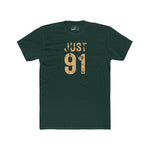 Just 91 Vintage Graphic T-Shirt Funny 1991 Birth Year Retro Tee - Guilty Kick Apparel