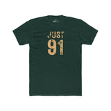 Just 91 Vintage Graphic T-Shirt Funny 1991 Birth Year Retro Tee - Guilty Kick Apparel
