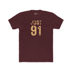 Just 91 Vintage Graphic T-Shirt Funny 1991 Birth Year Retro Tee - Guilty Kick Apparel