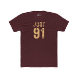 Just 91 Vintage Graphic T-Shirt Funny 1991 Birth Year Retro Tee - Guilty Kick Apparel