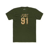 Just 91 Vintage Graphic T-Shirt Funny 1991 Birth Year Retro Tee - Guilty Kick Apparel