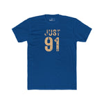 Just 91 Vintage Graphic T-Shirt Funny 1991 Birth Year Retro Tee - Guilty Kick Apparel