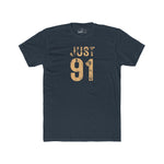 Just 91 Vintage Graphic T-Shirt Funny 1991 Birth Year Retro Tee - Guilty Kick Apparel