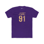 Just 91 Vintage Graphic T-Shirt Funny 1991 Birth Year Retro Tee - Guilty Kick Apparel