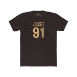 Just 91 Vintage Graphic T-Shirt Funny 1991 Birth Year Retro Tee - Guilty Kick Apparel