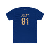 Just 91 Vintage Graphic T-Shirt Funny 1991 Birth Year Retro Tee - Guilty Kick Apparel