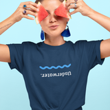 Underwater. Upside Down Minimalist T-Shirt - Ironic Streetwear Tee