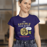 Koremlu Cream: A Vintage Parody T-Shirt of a 1930s Beauty Nightmare - Guilty Kick Apparel