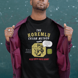 Koremlu Cream: A Vintage Parody T-Shirt of a 1930s Beauty Nightmare - Guilty Kick Apparel