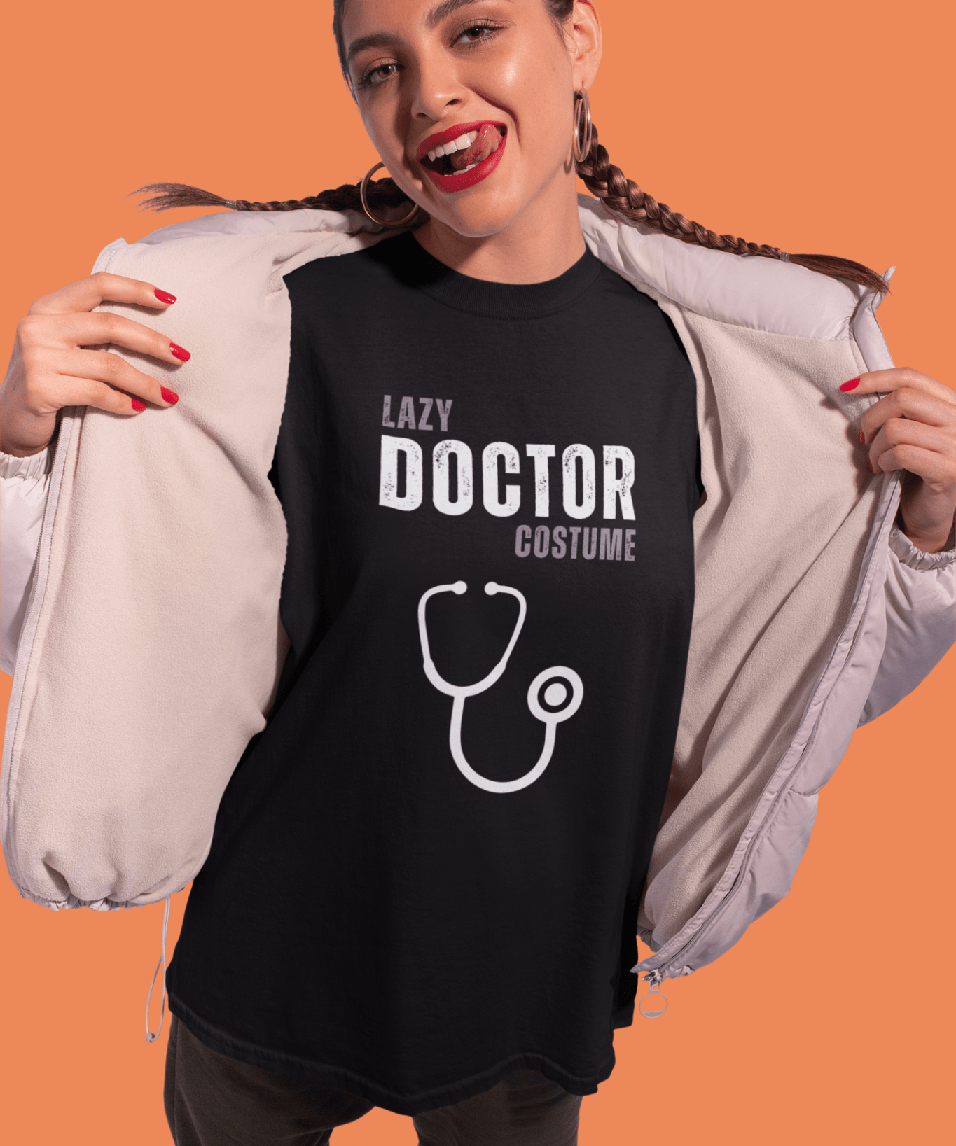 Lazy Doctor Halloween Tee - Guilty Kick Apparel