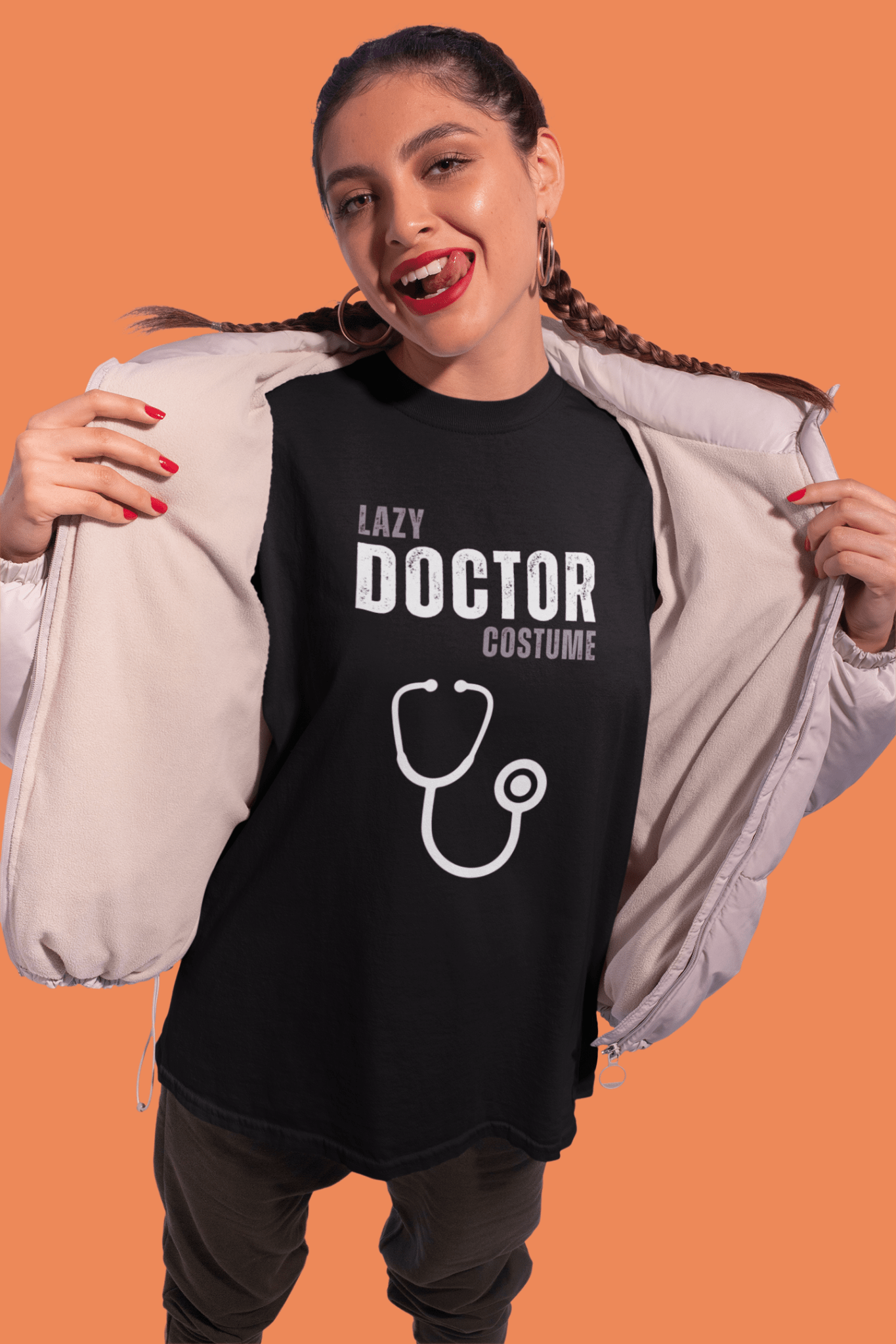 Lazy Doctor Halloween Tee - Guilty Kick Apparel