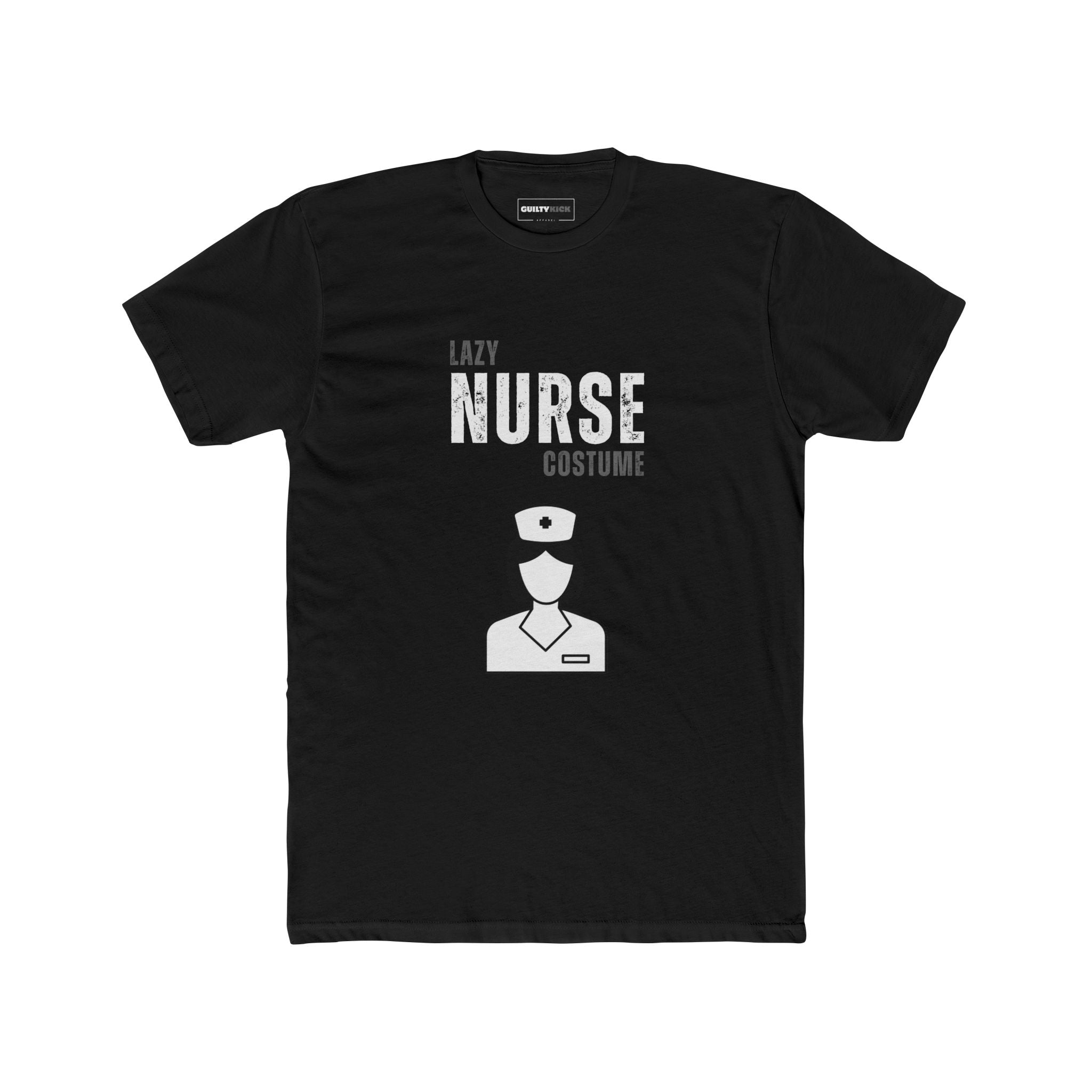 Lazy Nurse Halloween Tee - Guilty Kick Apparel