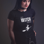Lazy Witch Tee - Unisex Tri - Blend Crew - Guilty Kick Apparel