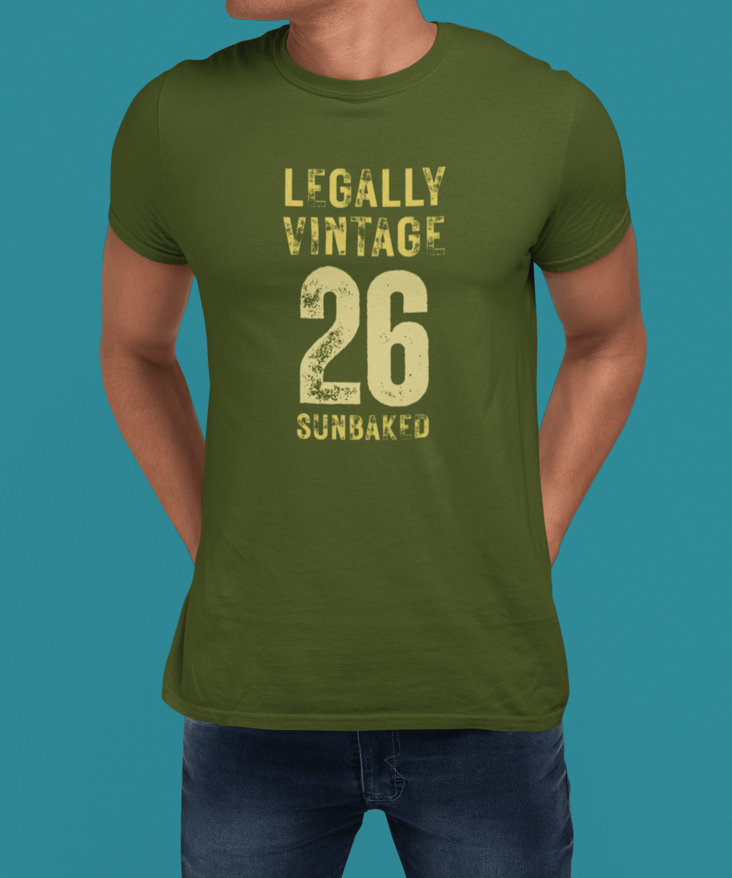 Legally Vintage 26 T-Shirt Funny current yet retro tee - Guilty Kick Apparel