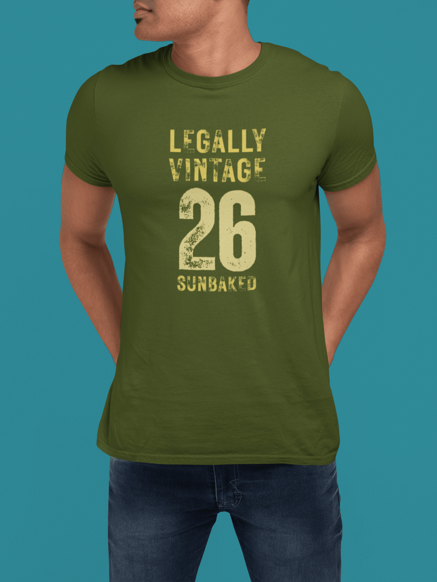 Legally Vintage 26 T-Shirt Funny current yet retro tee - Guilty Kick Apparel